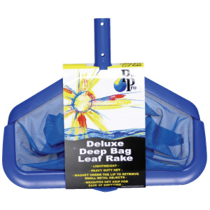 Deluxe Deep Leaf Rake with Weighted Magnet